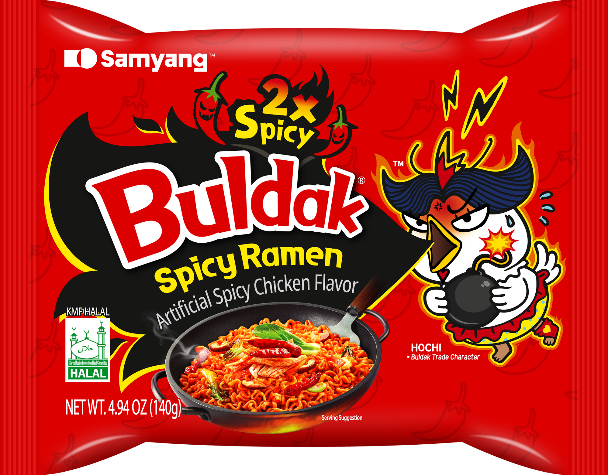 2x Spicy Buldak Noodles